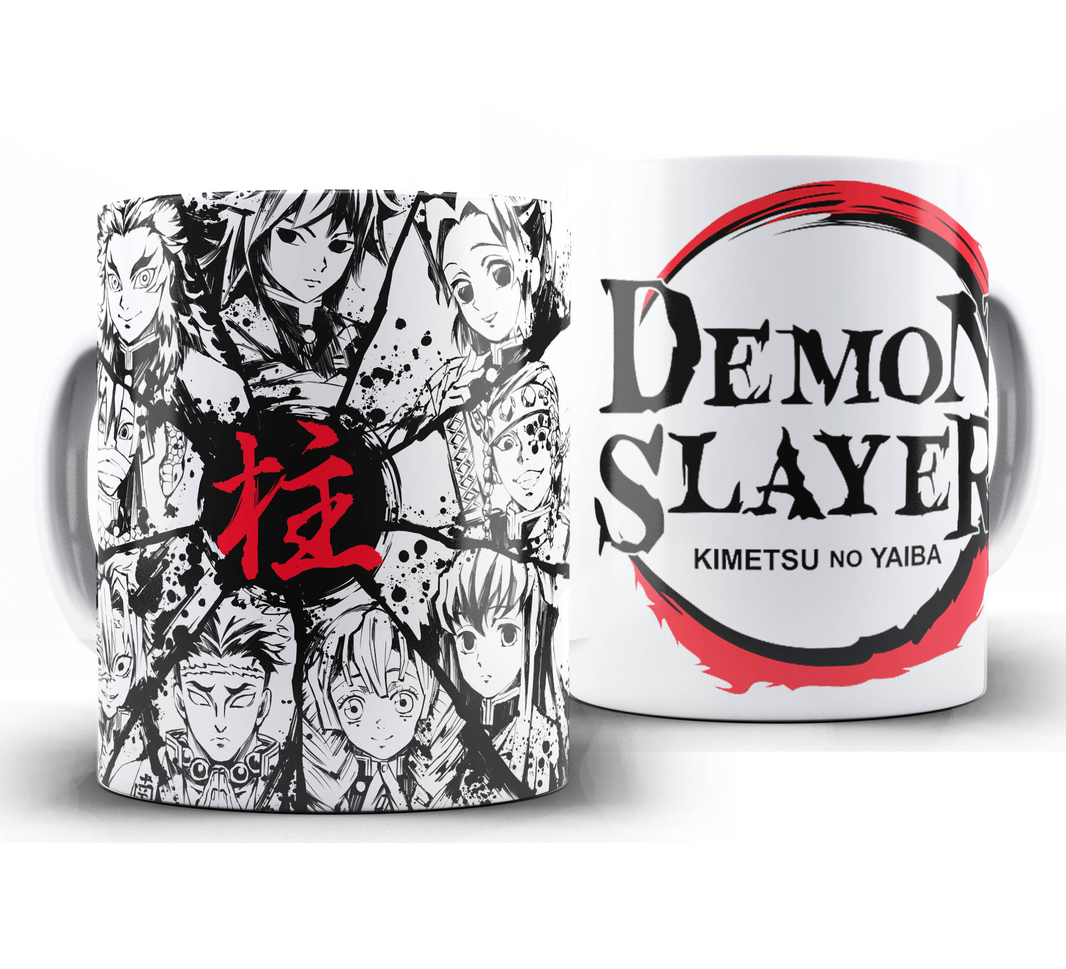 Caneca Anime - Demon Slayer Kimetsu no Yaiba W13 - Hashiras